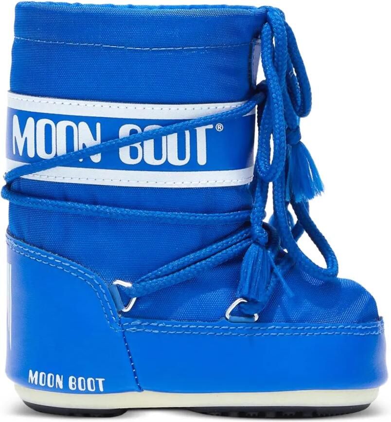 Moon Boot Kids Icon veterlaarzen met logo-print Blauw