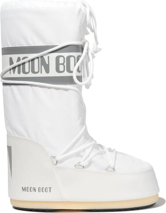 Moon Boot Kids Icon veterlaarzen met logoband Wit - Foto 3