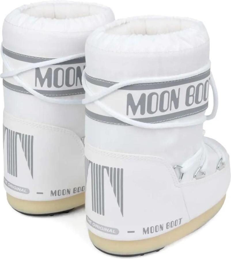 Moon Boot Kids Icon veterlaarzen met logoband Wit - Foto 2