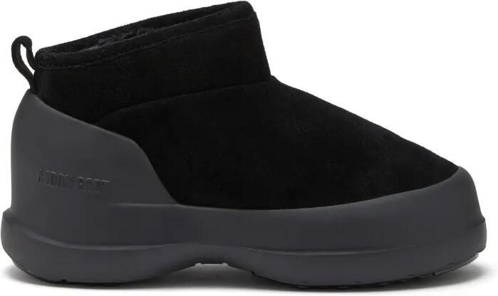 Moon Boot Kids Laarzen met logo-reliëf Zwart