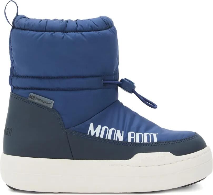 Moon Boot Kids Laarzen met trekkoord en logo-print Blauw