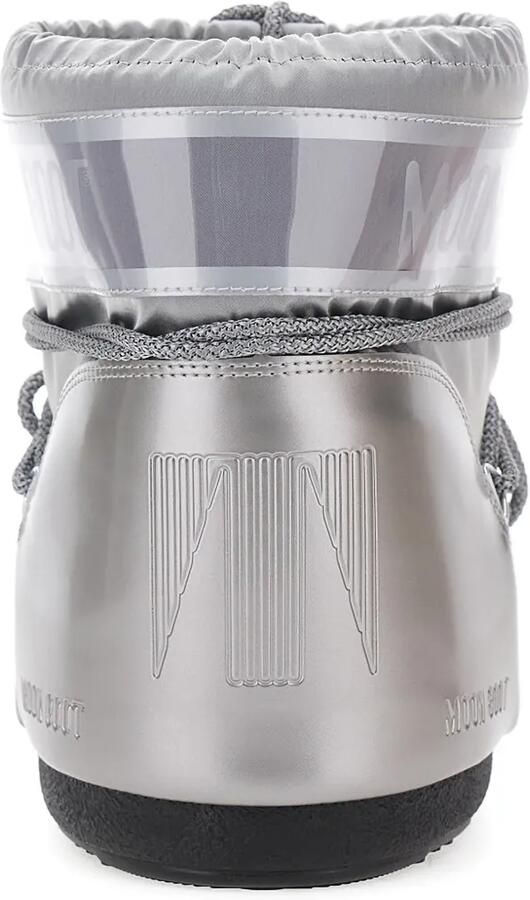 Moon Boot Kids Metallic enkellaarzen met logoprint Zilver - Foto 3