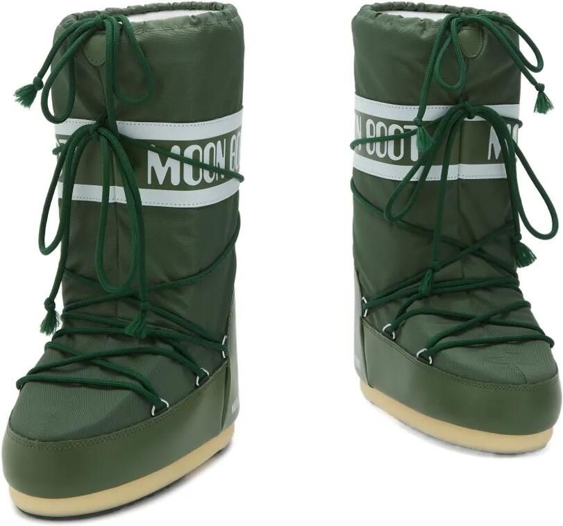 Moon Boot Kids Nylon veterlaarzen Groen - Foto 3