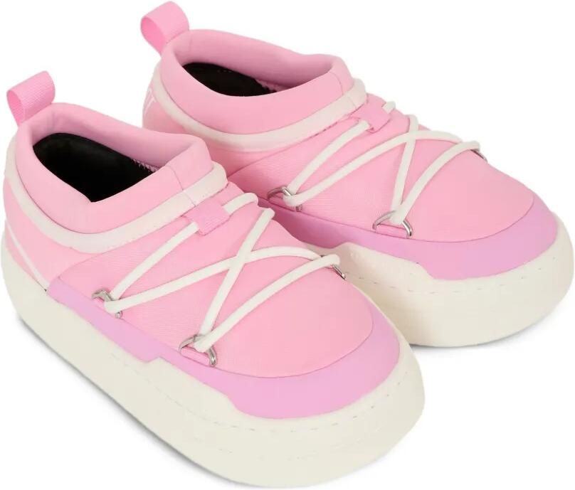 Moon Boot Kids Park Icon slip-on laarzen met veters Roze