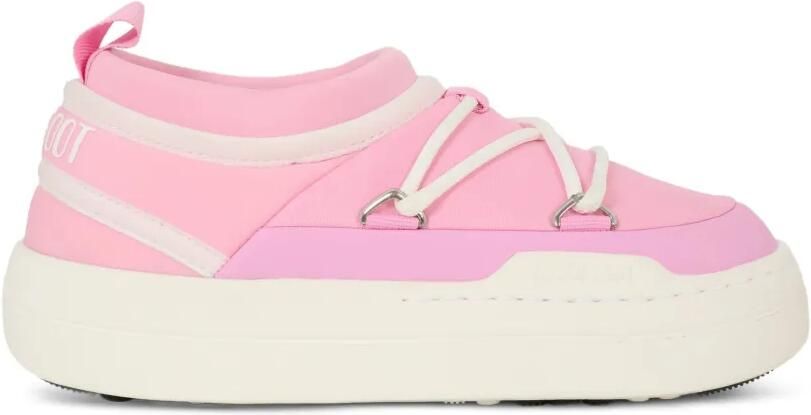 Moon Boot Kids Park Icon slip-on laarzen met veters Roze