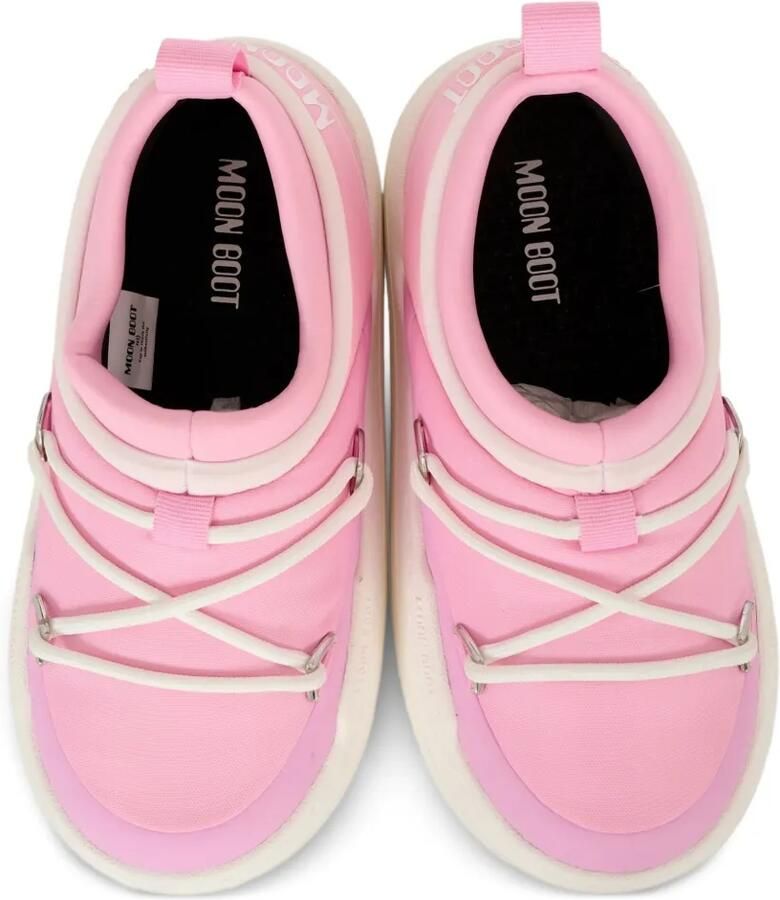 Moon Boot Kids Park Icon slip-on laarzen met veters Roze - Foto 4