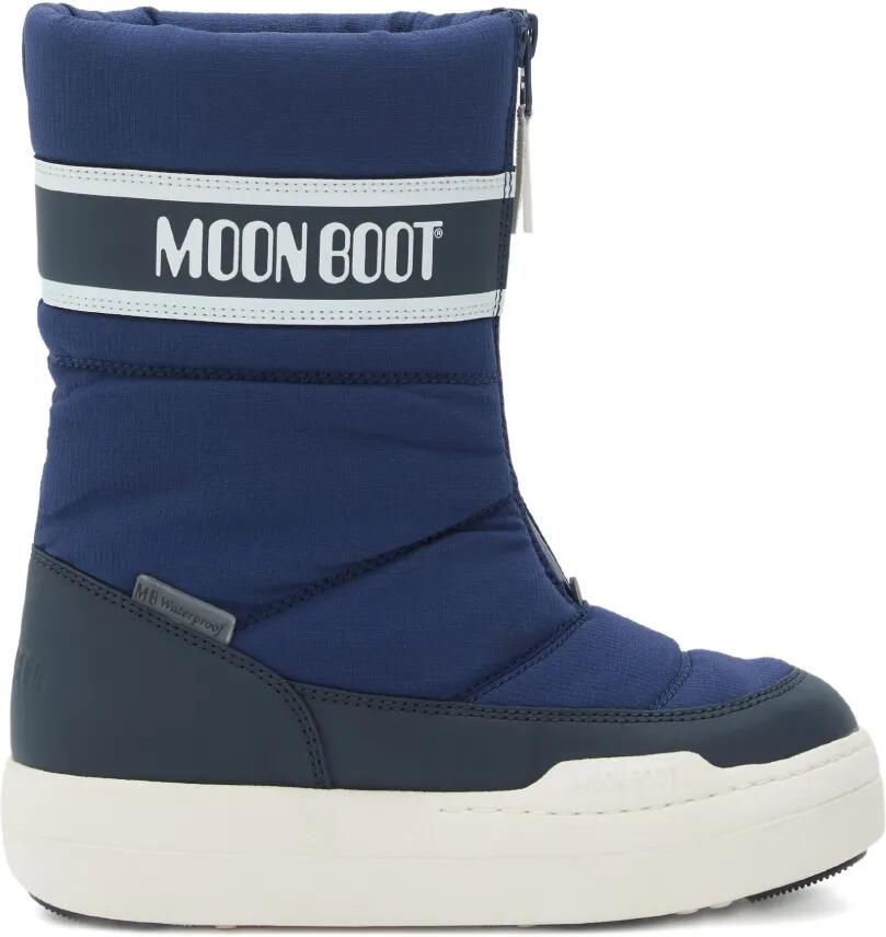 Moon Boot Kids Park Strap gewatteerde snowboots met rits Blauw