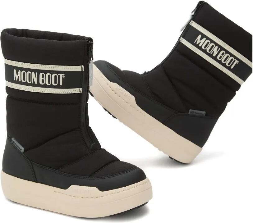 Moon Boot Kids Park Strap gewatteerde snowboots met rits Zwart - Foto 3