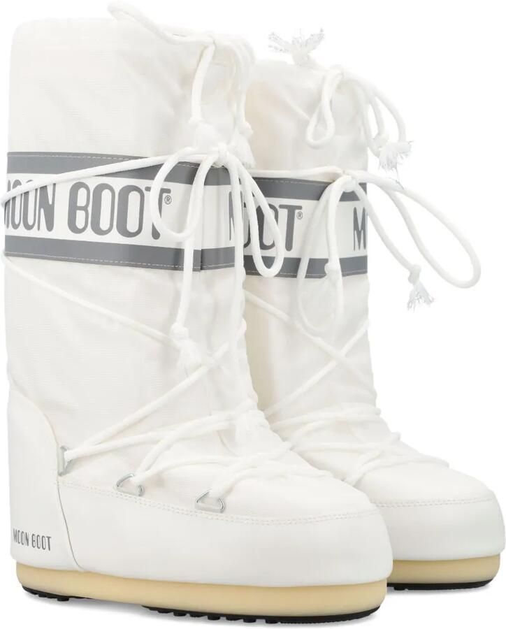 Moon Boot Kids Sneeuwlaarzen met veters Wit