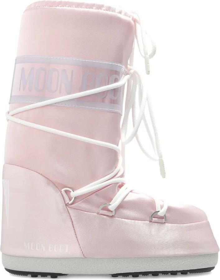 Moon Boot Kids Veterlaarzen met logoband Roze - Foto 3