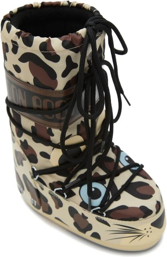 Moon Boot Kids Veterlaarzen met luipaardprint Beige - Foto 4