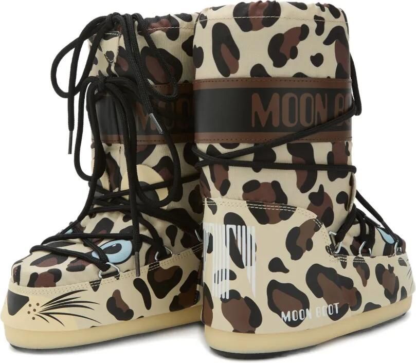Moon Boot Kids Veterlaarzen met luipaardprint Beige - Foto 3