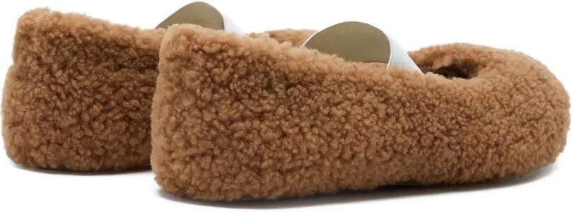 Moon Boot Lammy ballerina's met logoband Bruin - Foto 4