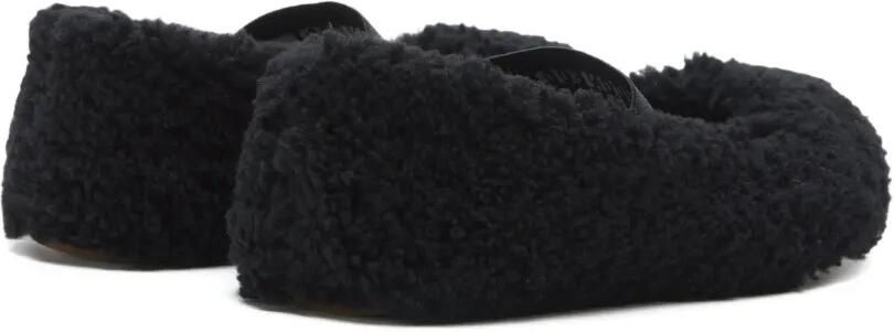 Moon Boot Lammy ballerina's met logoband Zwart - Foto 4