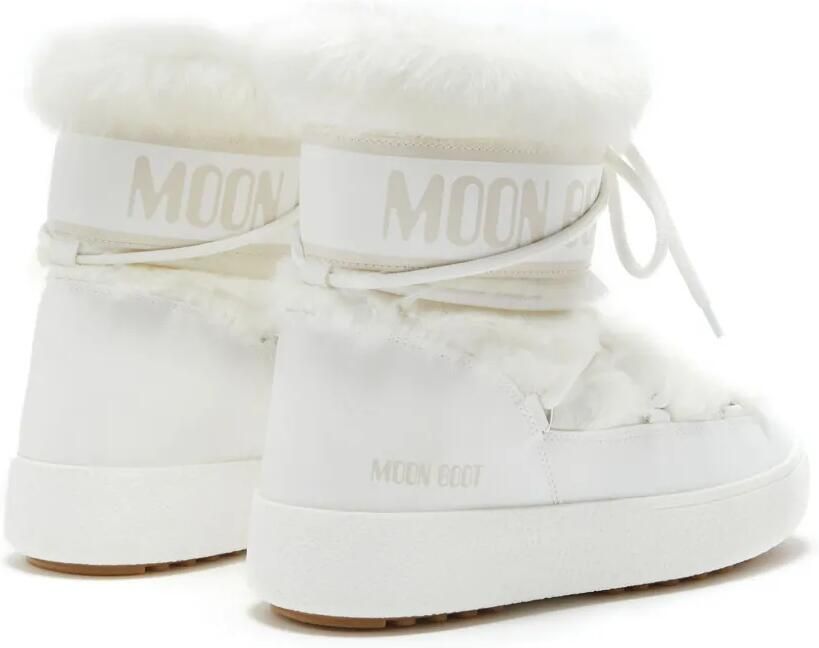 Moon Boot Ltrack enkellaarzen van imitatiebont Wit