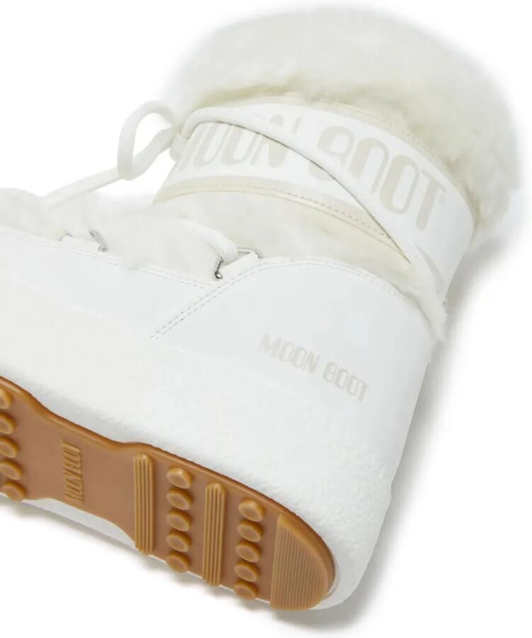 Moon Boot Ltrack enkellaarzen van imitatiebont Wit - Foto 4