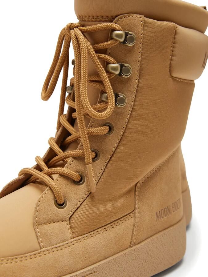 Moon Boot LTrack gewatteerde combat boots Bruin