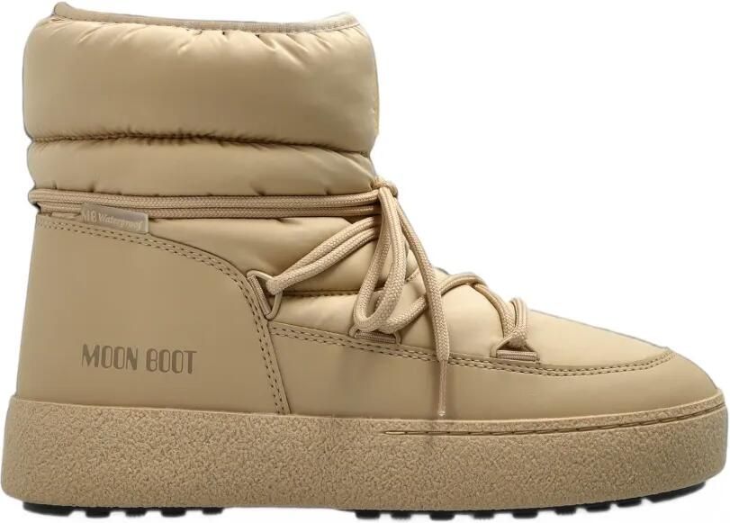 Moon Boot Ltrack Low beige nylon boots