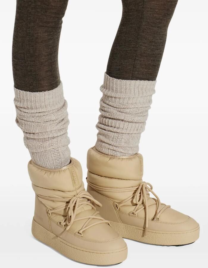Moon Boot Ltrack Low beige nylon boots - Foto 2