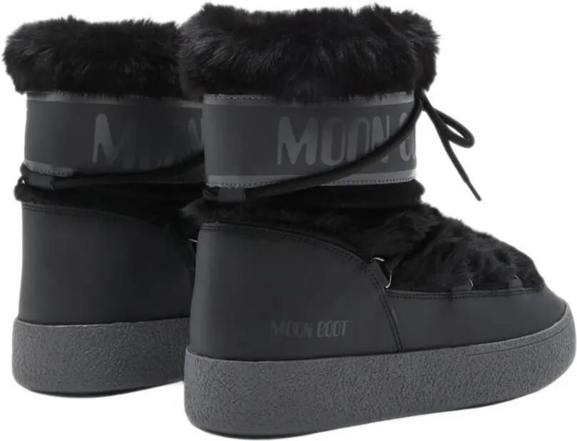 Moon Boot LTrack Low black faux-fur boots Zwart - Foto 3