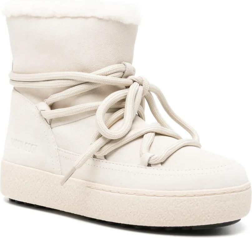 Moon Boot Ltrack Sofia white boots Beige - Foto 4