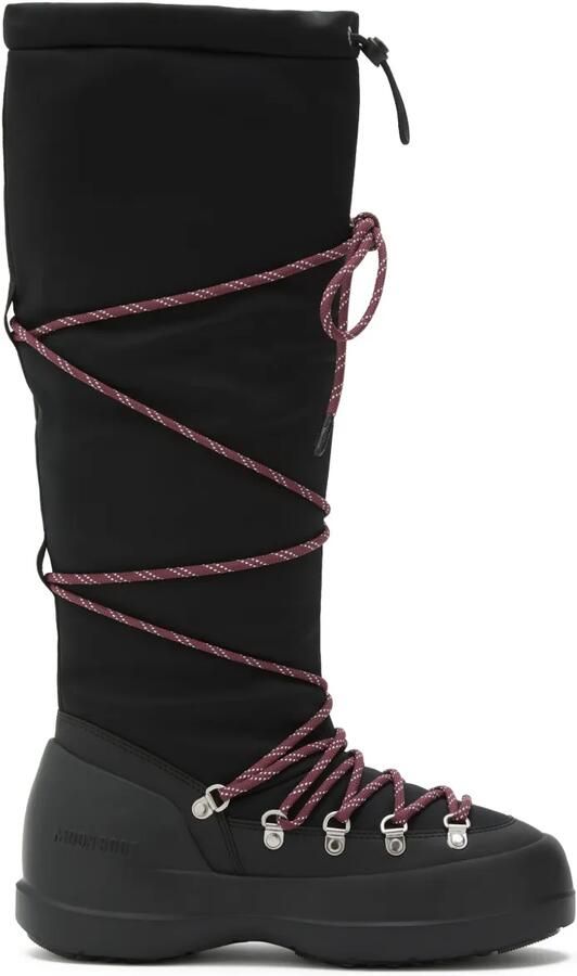 Moon Boot Luna veterlaarzen Zwart