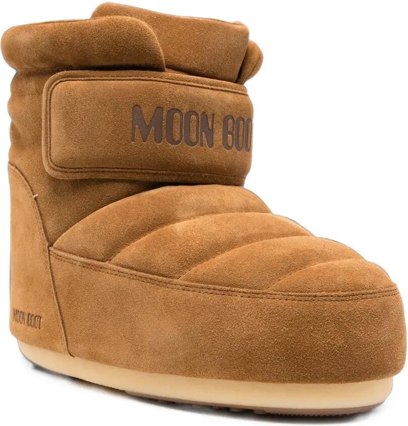 Moon Boot MB Icon gewatteerde laarzen met klittenband Bruin - Foto 3