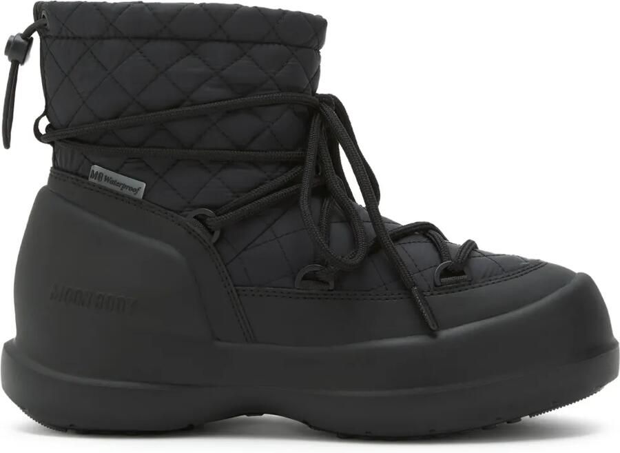 Moon Boot Mezzaluna mid-top gewatteerde laarzen Zwart