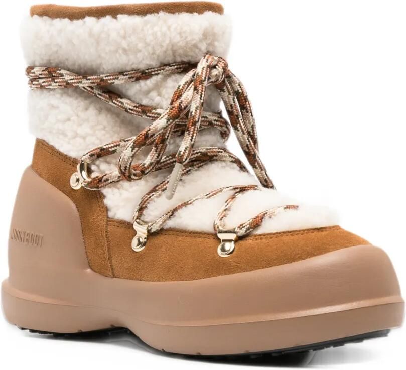 Moon Boot Mezzaluna shearling boots Bruin - Foto 3