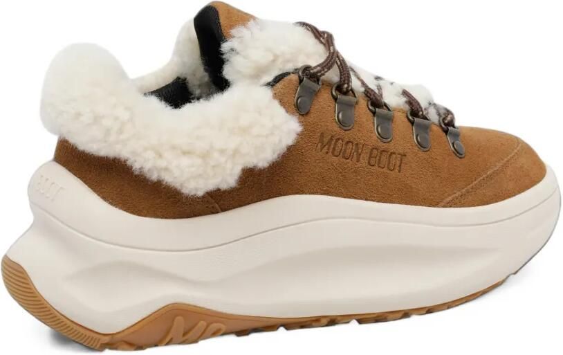 Moon Boot Moon247 city brown shearling sneakers Bruin - Foto 3
