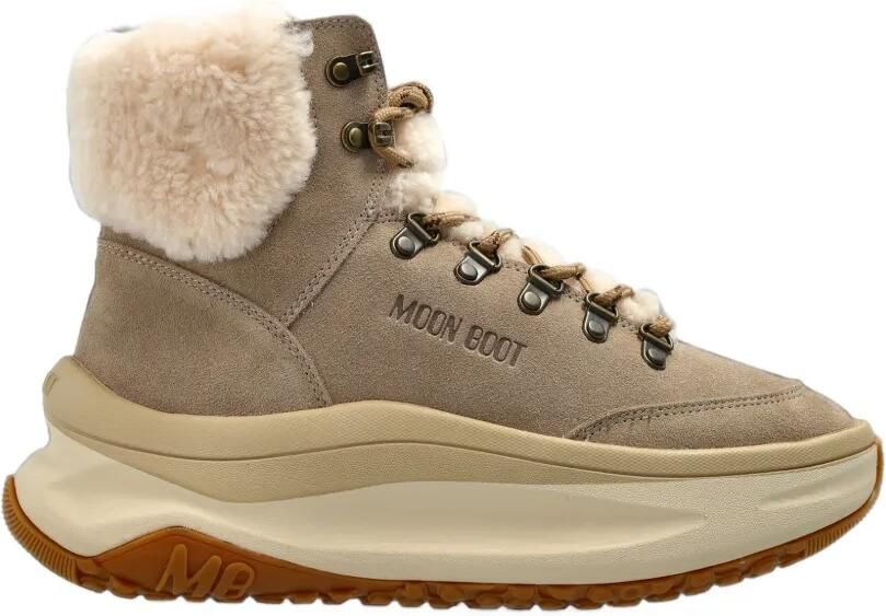 Moon Boot Moon247 City midi-beige lammy sneakers