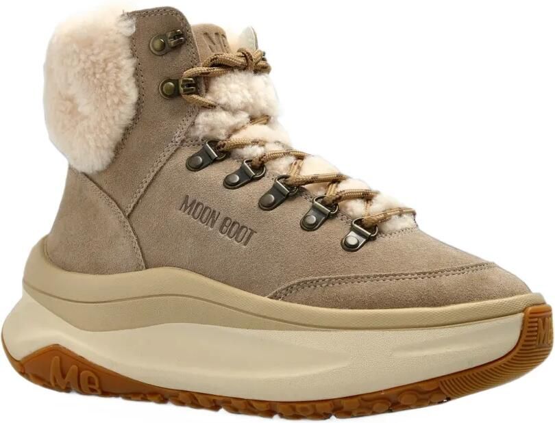 Moon Boot Moon247 City midi-beige lammy sneakers - Foto 5