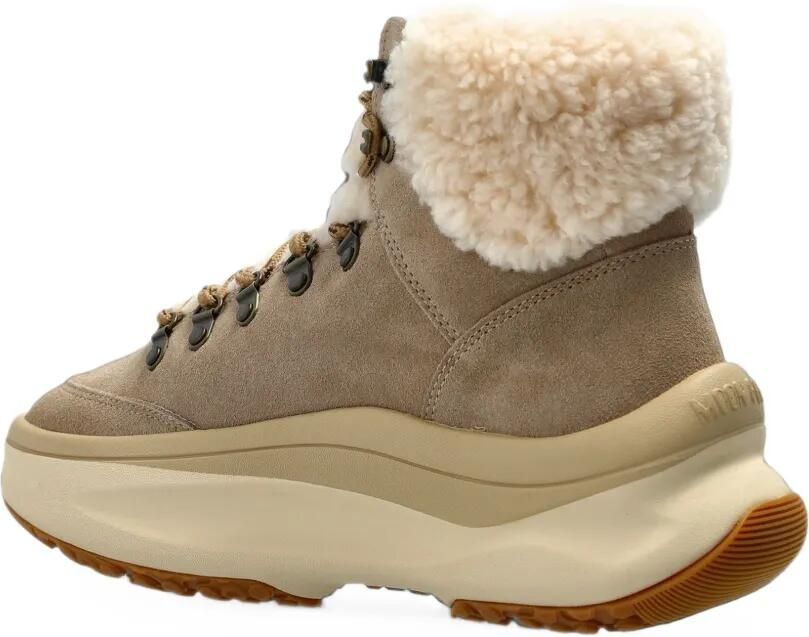 Moon Boot Moon247 City midi-beige lammy sneakers - Foto 4
