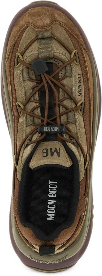 Moon Boot Moon247 XLace khaki & brown sneakers Bruin - Foto 4