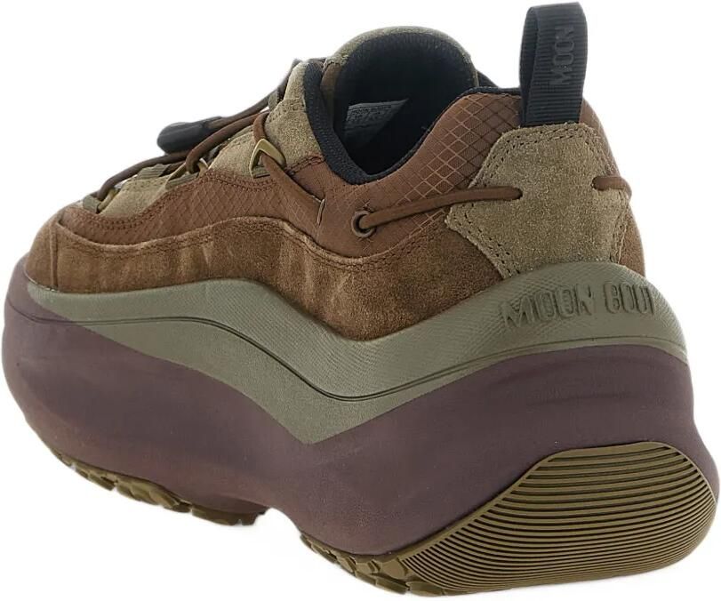 Moon Boot Moon247 XLace khaki & brown sneakers Bruin - Foto 3