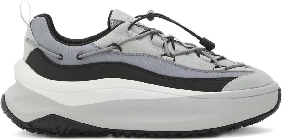 Moon Boot Moon247 Xlace sneakers met leren afwerking en vlakken Grijs