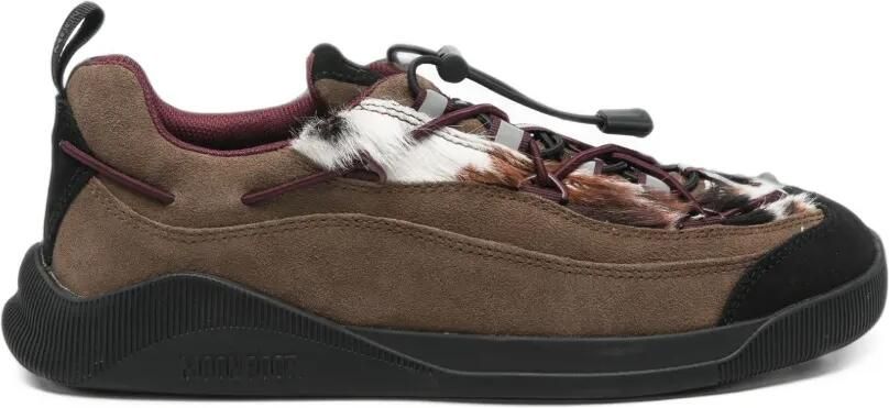 Moon Boot Moonlight cow-print sneakers Bruin