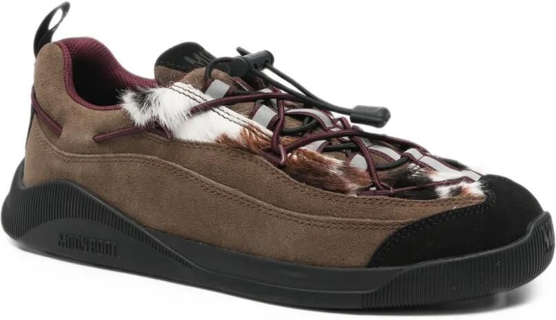 Moon Boot Moonlight cow-print sneakers Bruin - Foto 3
