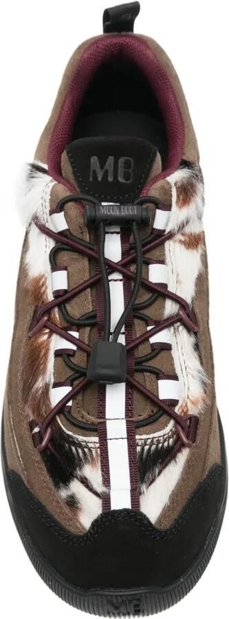 Moon Boot Moonlight cow-print sneakers Bruin - Foto 4