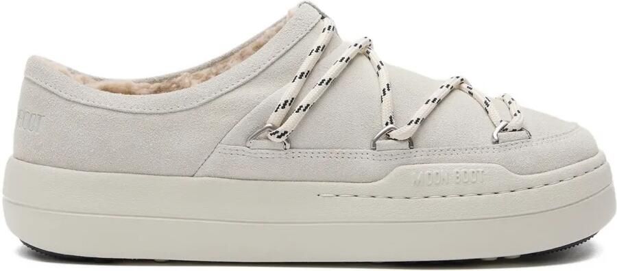 Moon Boot Park lammy slip-on schoenen met veters Grijs