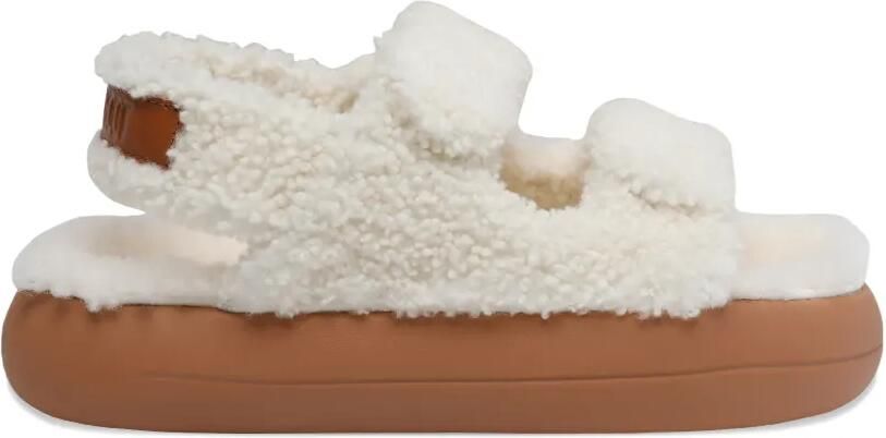 Moon Boot Sandalen met plateauzool Wit