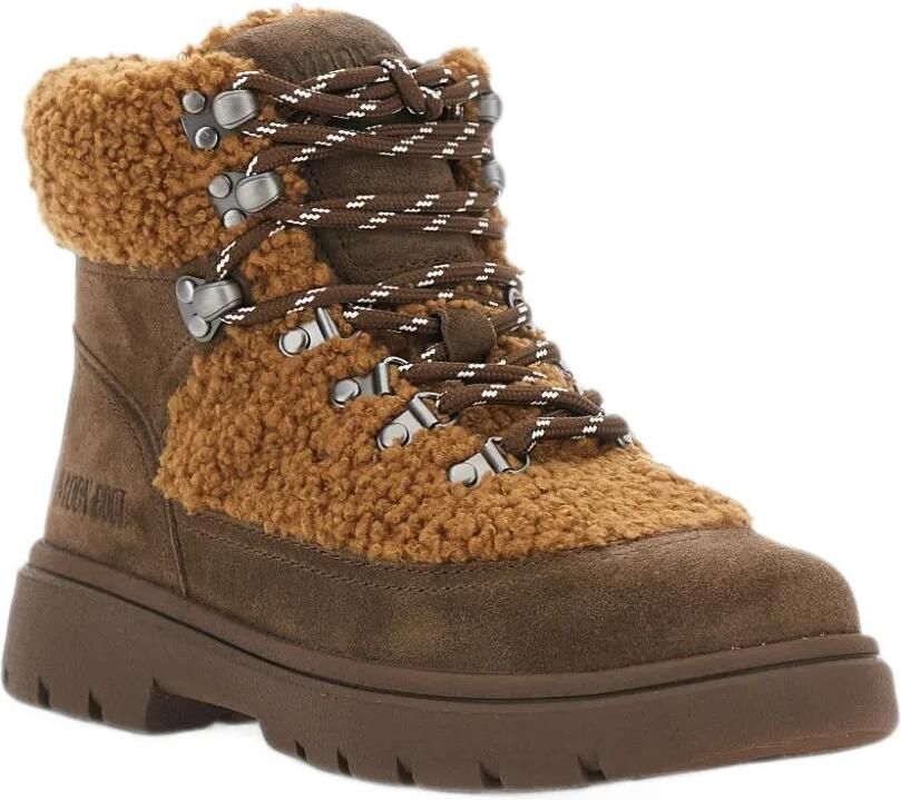 Moon Boot suede shearling-effect boots Bruin - Foto 2