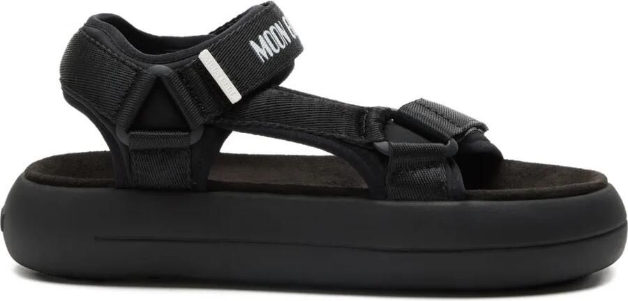 Moon Boot Super sandalen Zwart