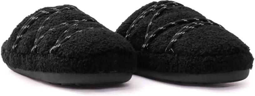 Moon Boot Teddy slippers met veters Zwart - Foto 3