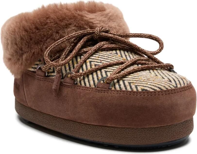 Moon Boot x Guest In Residence EVX Chalet Cocoa muiltjes met bont Bruin - Foto 3