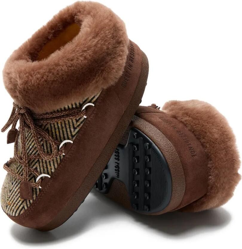 Moon Boot x Guest In Residence EVX Chalet Cocoa muiltjes met bont Bruin - Foto 2