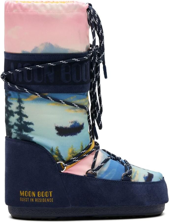 Moon Boot x Guest in Residence Icon Postcard laarzen Blauw