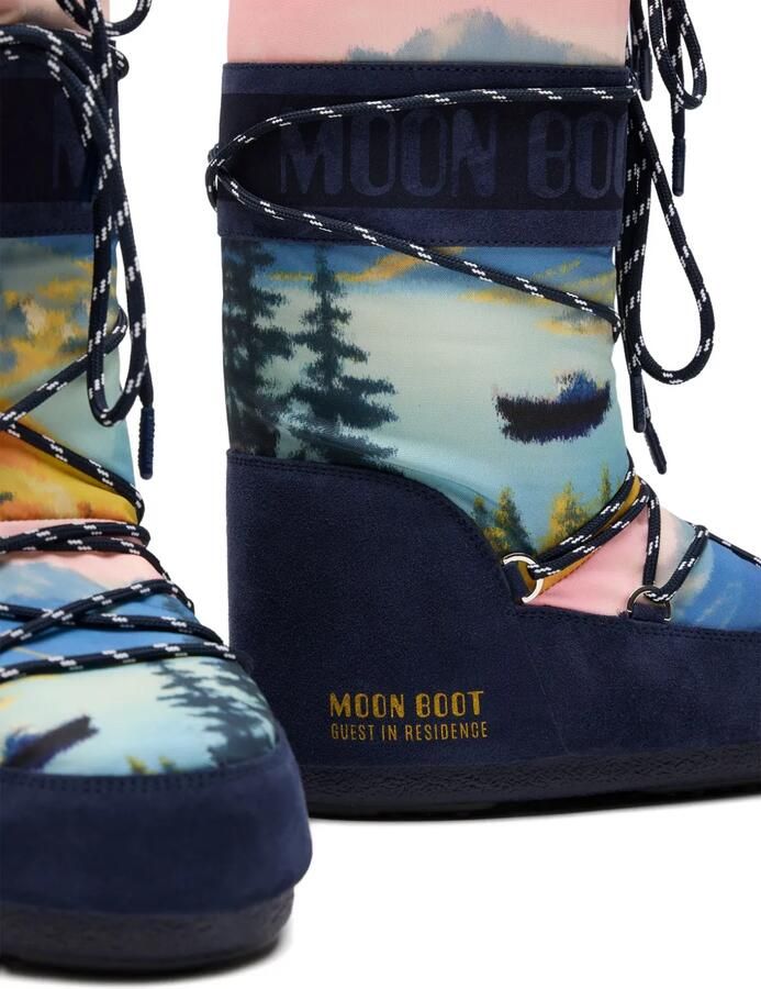 Moon Boot x Guest in Residence Icon Postcard laarzen Blauw - Foto 4