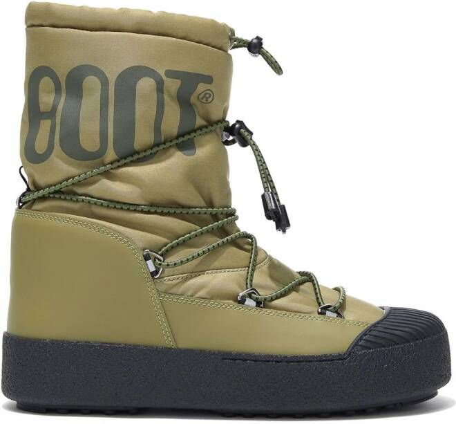 Moon Boot Sneeuwlaarzen met logoprint Groen