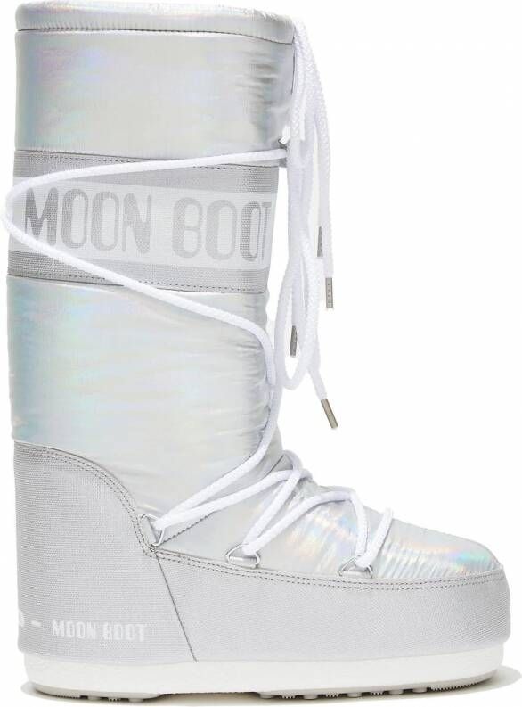 Moon Boot Sneeuwlaarzen met logoprint Zilver